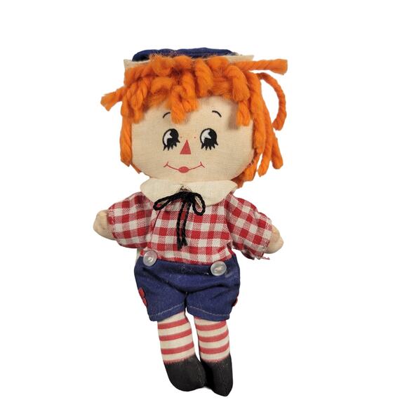 Vintage Knickerbocker Raggedy Andy Doll, Hallmark, 6", Made in Korea - Picture 1 of 8